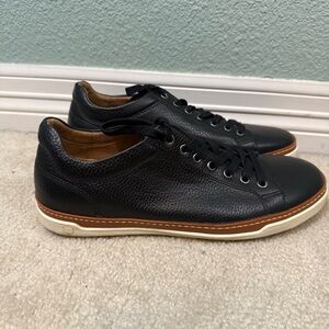 Allen Edmonds Black Leather Sneakers — Men’s 10.5D
